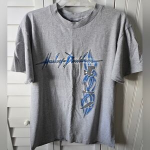 Harley-Davidson London England Gray Short Sleeve Tshirt Size Large